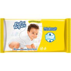 Lenço Umedecido Huggies Baby Wipes com 48un
