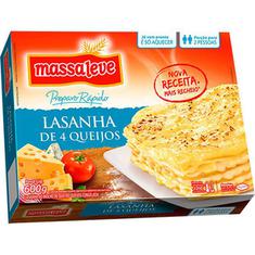Lasanha 4 Queijos Massa Leve 600g