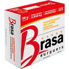 Hambúrguer Bovino Brasa Burguer 36X56g