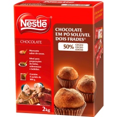 Chocolate em Pó 50% Cacau Dois Frades Nestlé 2Kg
