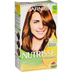 Tintura Nutrisse 3 Óleos Castanho Caram 53