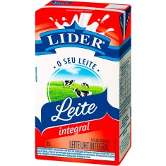 Leite Longa Vida Integral Líder 1L