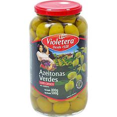 Azeitona Verde com Caroço La Violetera 500g