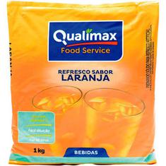 Refresco em Pó Sabor Laranja Qualimax 1kg