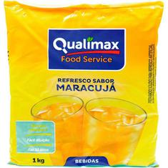 Refresco em Pó Sabor Maracujá Qualimax 1kg