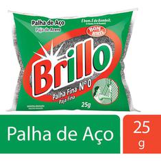 Palha de Aço Brillo Nº 0 25g