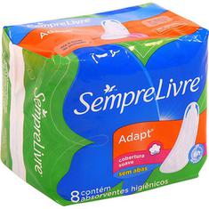 Absorvente Sempre Livre Especial Suave sem Abas 8un