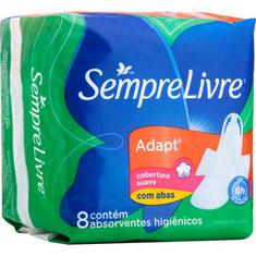 Absorvente Sempre Livre Especial Suave com Abas 8un.