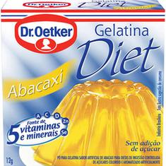 Gelatina em Pó Diet Oetker Abacaxi 12g