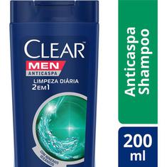 Shampoo Clear 2 Em 1 Limpeza Diária 200ml