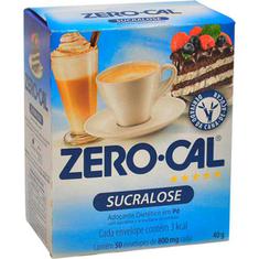 Adoçante em Pó Sucralose Zero Cal 50un
