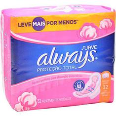 Absorvente Always Pink Suave com Abas L32P28un
