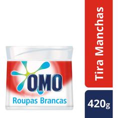 Tira Mancha Pó Omo Roupas Brancas 420g