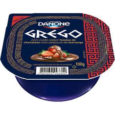 Iogurte Grego Morango e Chocolate Danone 100g