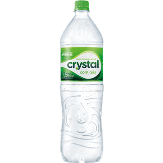 Água Mineral com Gás Crystal 1,5L