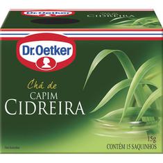 Chá de Capim Cidreira Dr. Oetker 15g