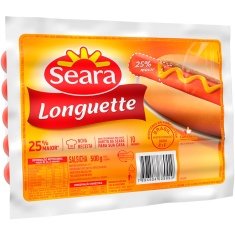 Salsicha Longuette Seara 500g