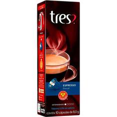 Cápsulas de Café Espresso Decaf 3 Corações 10X8g
