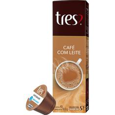Cápsulas de Café com Leite 3 Corações 10X9g