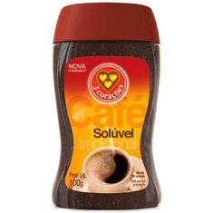 Café Solúvel 3 Corações 100g