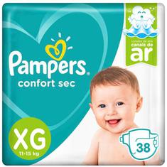 Fralda Confort Sec Pampers XG 38un