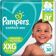 Fralda Confort Sec Pampers XXG 30un