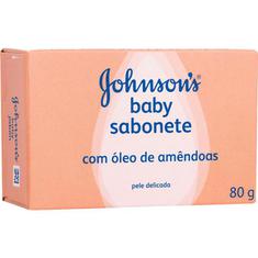 Sabonete Infantil Óleo de Amêndoas Johnson's Baby 80g