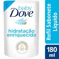 Sabonete Infantil Líquido Dove Baby Hidratação Enriquecida Refil 180ml