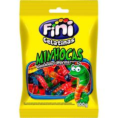 Bala Gelatina Fini Minhocas 100g