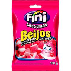 Bala Gelatina Fini Beijos 100g