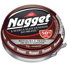 Pasta Para Calçado Marrom Nugget 36g