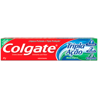 Creme Dental Colgate Tripla Ação Menta Original 90g
