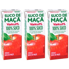 Suco de Maçã Yakult 3 Unidade 200ml cada