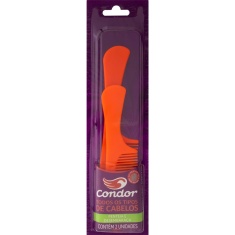 Kit Pente para Cabelo de Todos os Tipos Joy Condor 2 Unidades