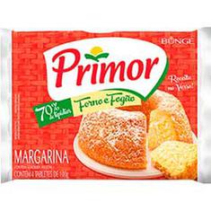 Margarina Primor Forno&Fogão Tablete 4X100g