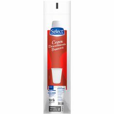 Copo Descartável Select Branco 200ml 100un.