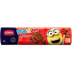 Biscoito Recheado Sabor Chocolate Plugados Adria 140g