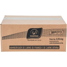 Hambúrguer Carne de Ave e Carne Bovina Montana 36x56g