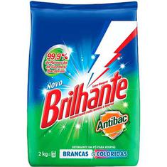 Lava Roupa em Pó Brilhante Anti-bactéria 2Kg