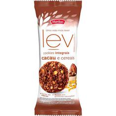Cookies Integral Sabor Cacau e Cereais Lev Marilan 80g