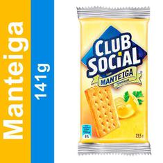 Biscoito Salgado Sabor Manteiga Club Social 141g