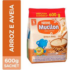 Cereal Infantil de Arroz e Aveia Mucilon 600g