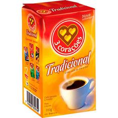 Café a Vácuo Tradicional 3 Corações 250g