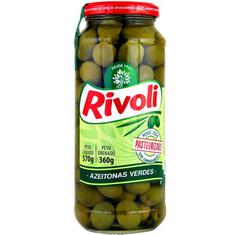 Azeitona Verde com Caroço Rivoli Vidro 360g
