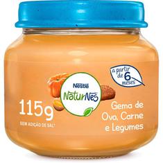 Papinha Sabor Gema de Ovo Carne e Legumes Nestlé 115g