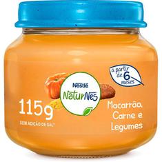 Papinha Sabor Carne Legumes e Macarrão Nestlé 115g