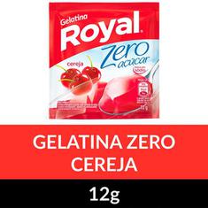 Gelatina Pó Zero Royal Cereja 12g