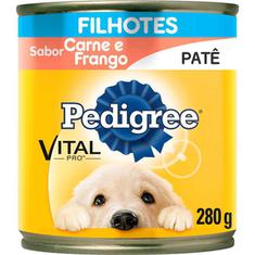 Alimento para Cães Junior sabor Carne Pedigree Lata 280g