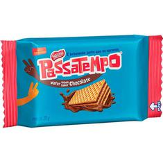 Mini Wafer Recheado Sabor Chocolate Passatempo Nestlé 20g