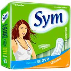 Absorvente Sym Normal Suave Sem Abas 8 un.